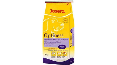 Josera Optiness kutyatáp allergiás vagy érzékeny gyomrú kutyáknak | 15 kg